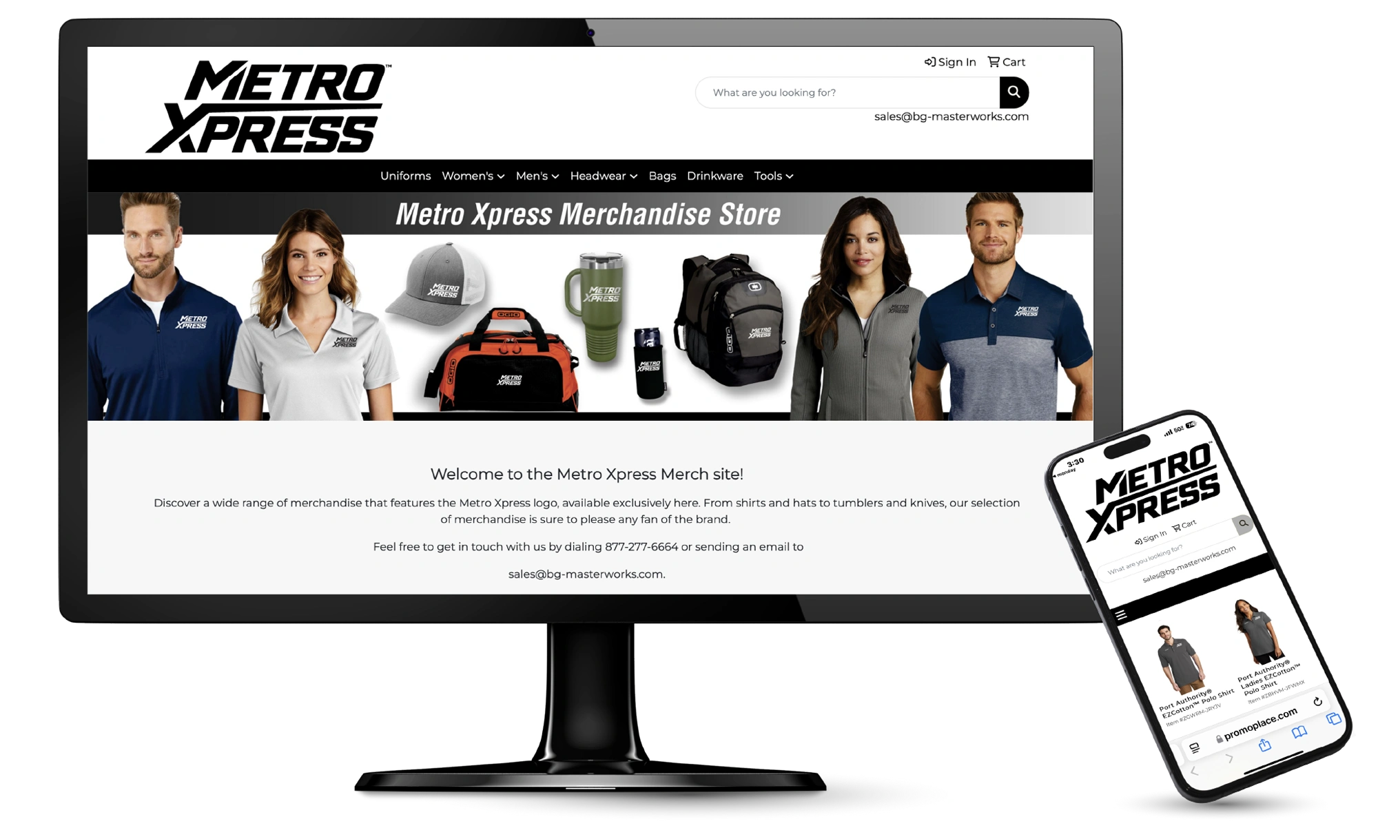 Metro Xpress Mockups
