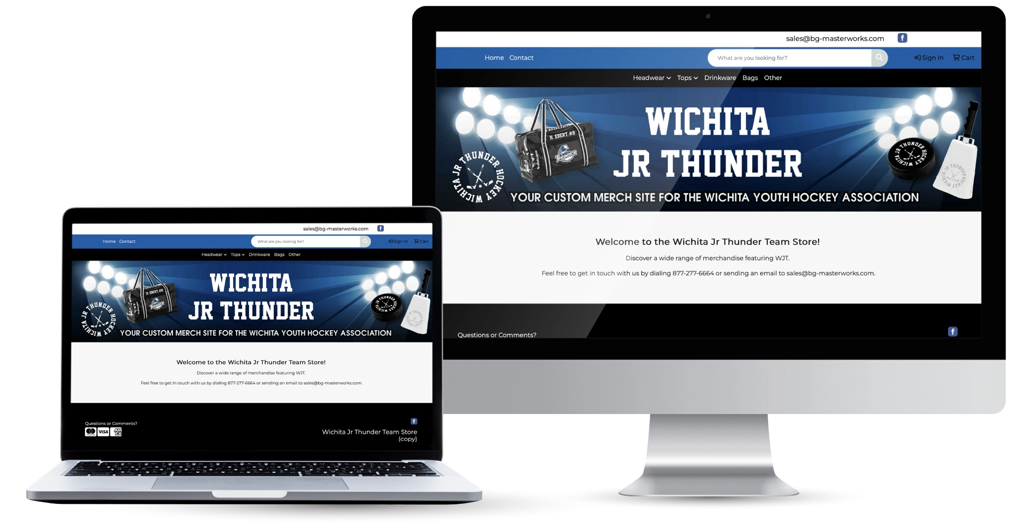 Wichita Jr. Thunder Mockups